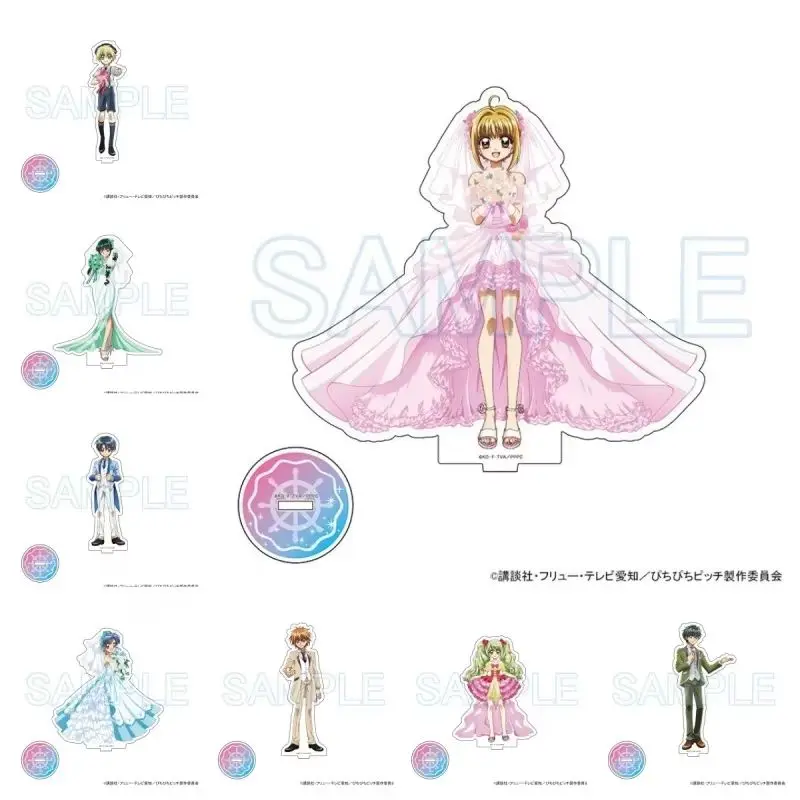 Anime Mermaid Melody: Pichi Pitch Cosplay Nanami Luchia Toin Rina Hosho Acrylic Stand Figure Bedroom Decoration