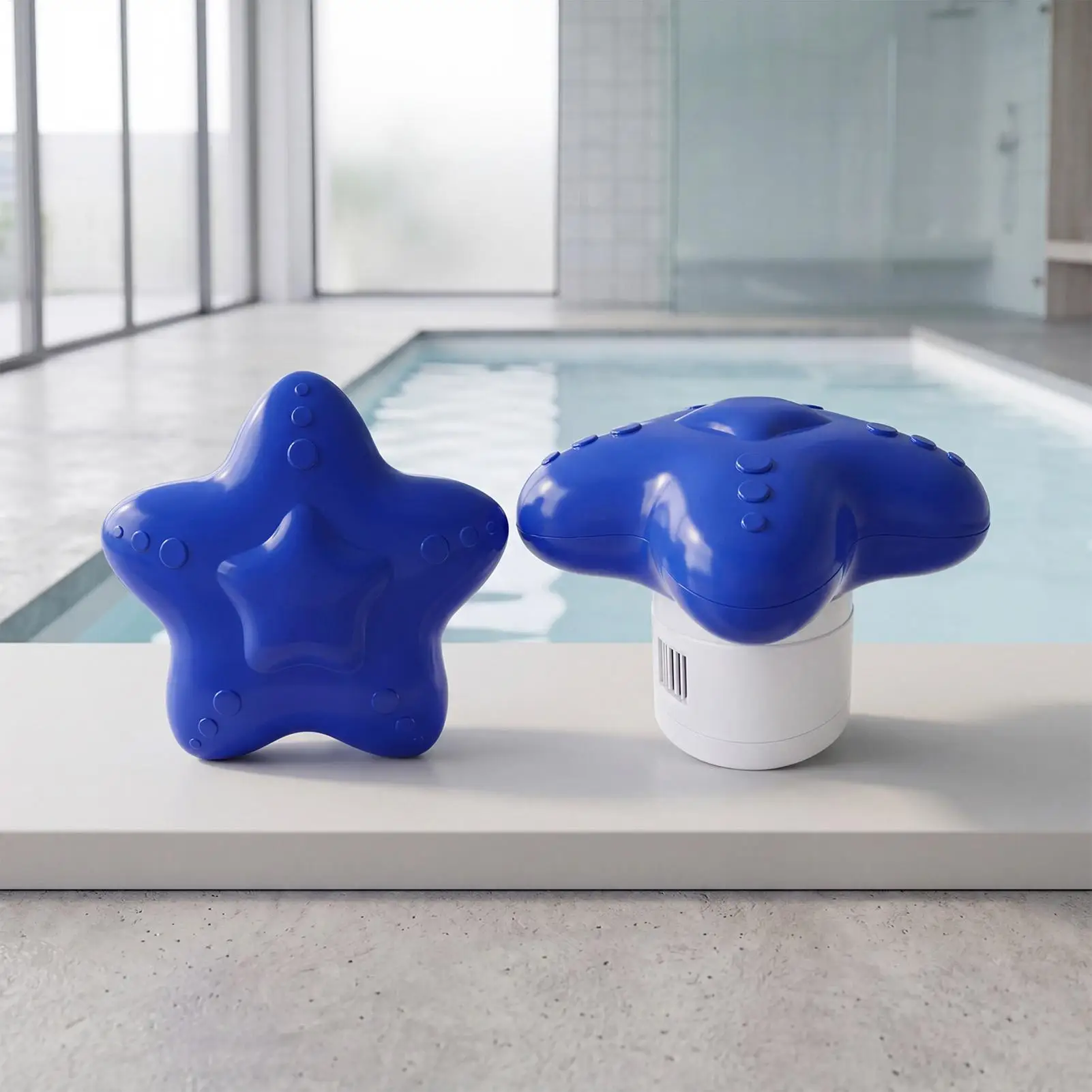 Pool Chlorine Floater, Automatic Long-Lasting Tablet Dispenser Self-Regulating Chlorine Holder For Hot Tub Spa, Residential