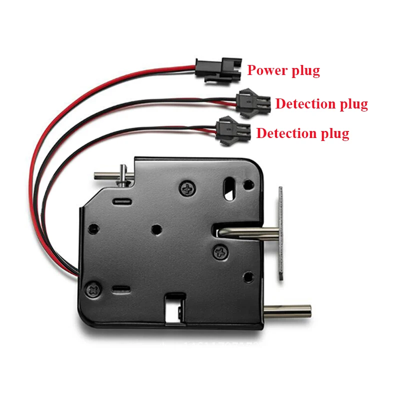 Dual-Channel Detection Electronic Locks DC12V 2A  For Locking  Sell-Machine Storage Shelf File Cabinet