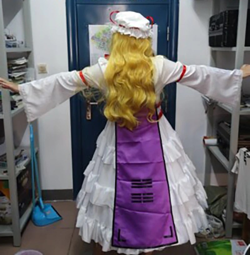 Anime Cos Touhou Project Yakumo Yukari costumi Cosplay Outfit Halloween Christmas Uniform Custom Size