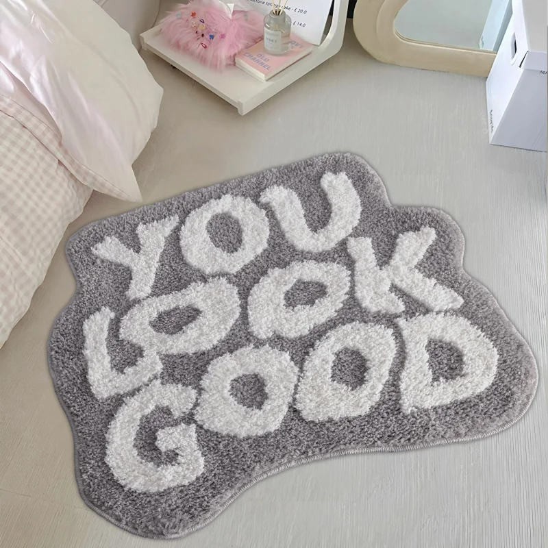 VIKAMA You Look Good Shaggy Ba - Home Goods Bathroom Mirrors ulasan dan harga