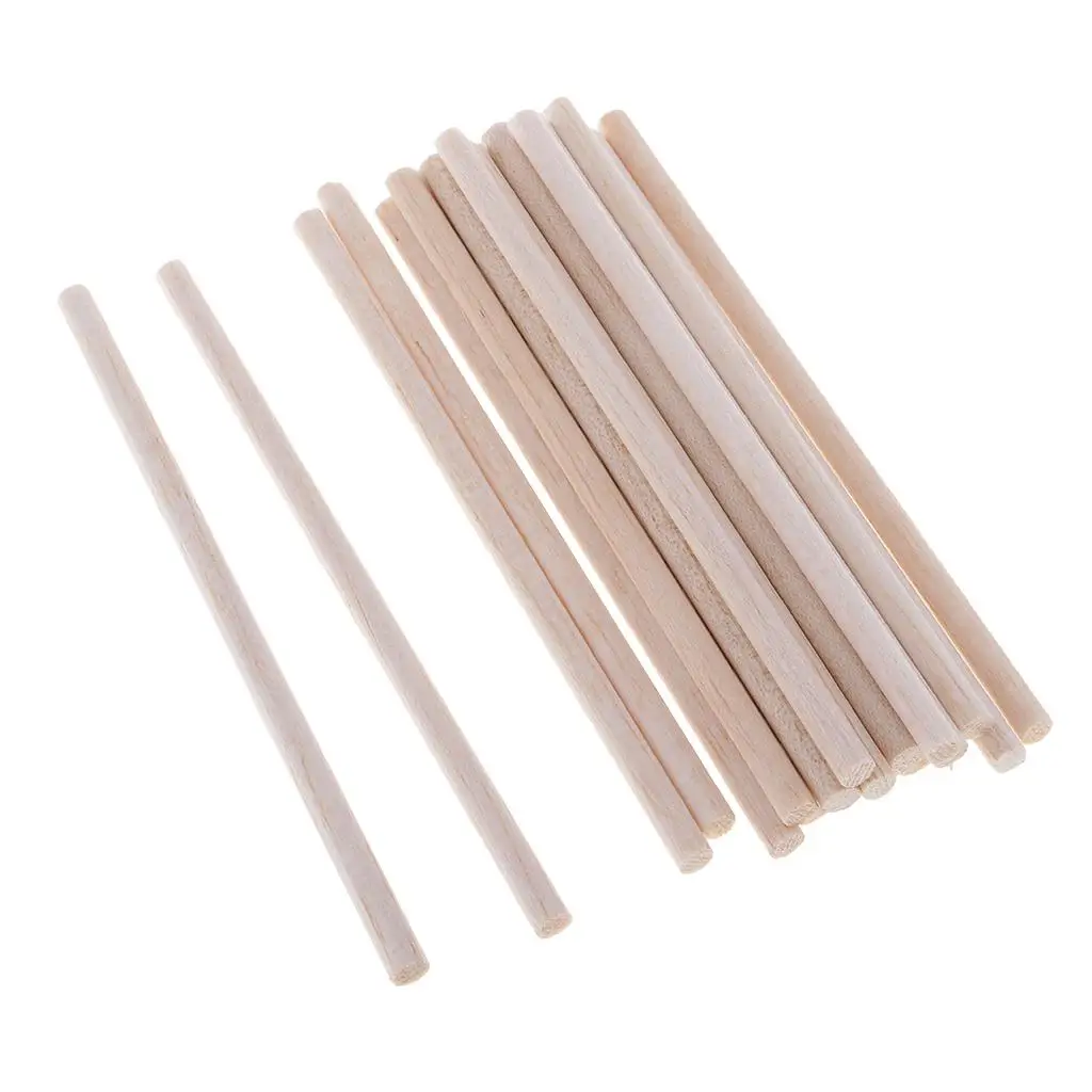 

Balsa Wood Modelling Stick Unfinished Wooden Craft Supplies Woodworking DIY Hobby Material for Model Making