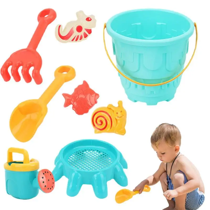 

Beach Sand Toys Octopus Car Beach Molds Set Beach Bucket Beach Shovel Tool Kit Sandbox Toys Kids Outdoor Toys Playing Water