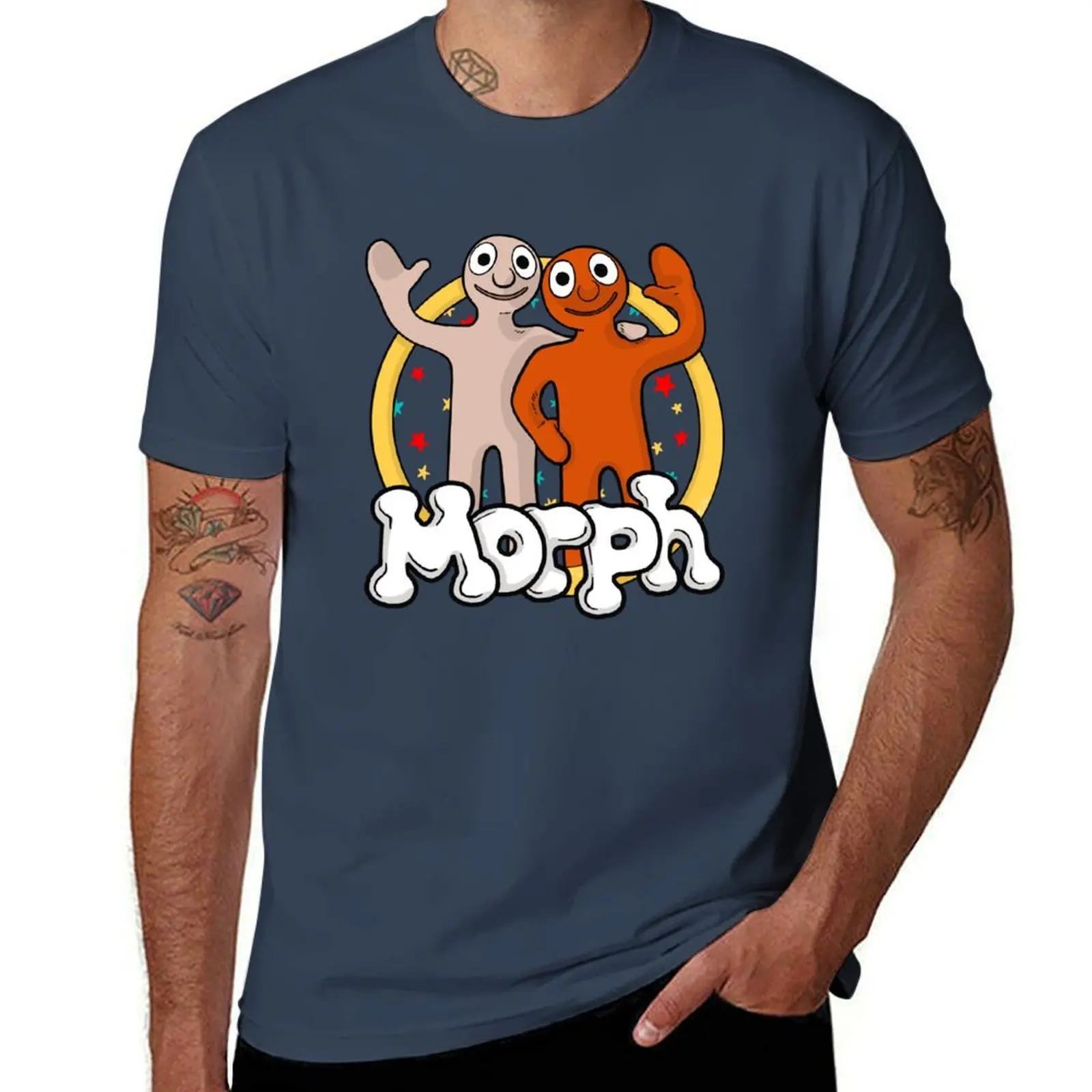 

Morph and Chas logo T-Shirt man t shirt cotton cotton tshirt 100% men t shirt cotton 100% T-Shirt