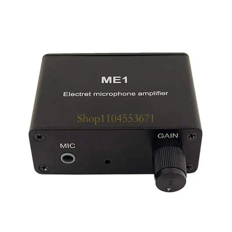 

Best Seller ME1 Preamplifier Mixing Module Mic Amplifier with Headphone Monitoring Capability DC5-12V Power for Stage Equipment