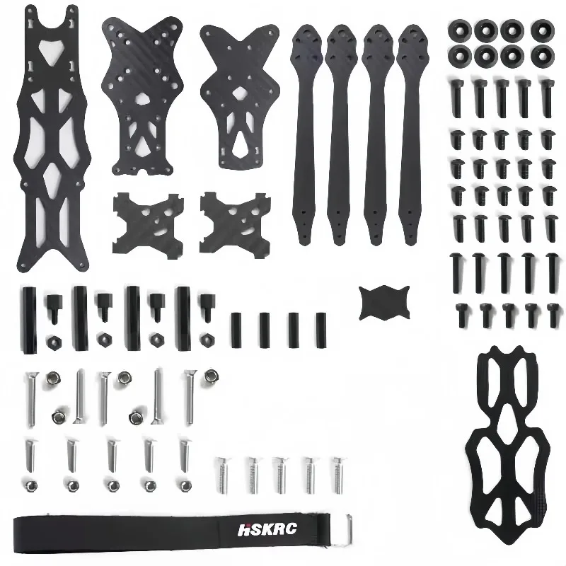 โครงคาร์บอนไฟเบอร์ขนาด 5 นิ้ว 7 นิ้ว สำหรับโดรนแข่ง APEX FPV Freestyle RC