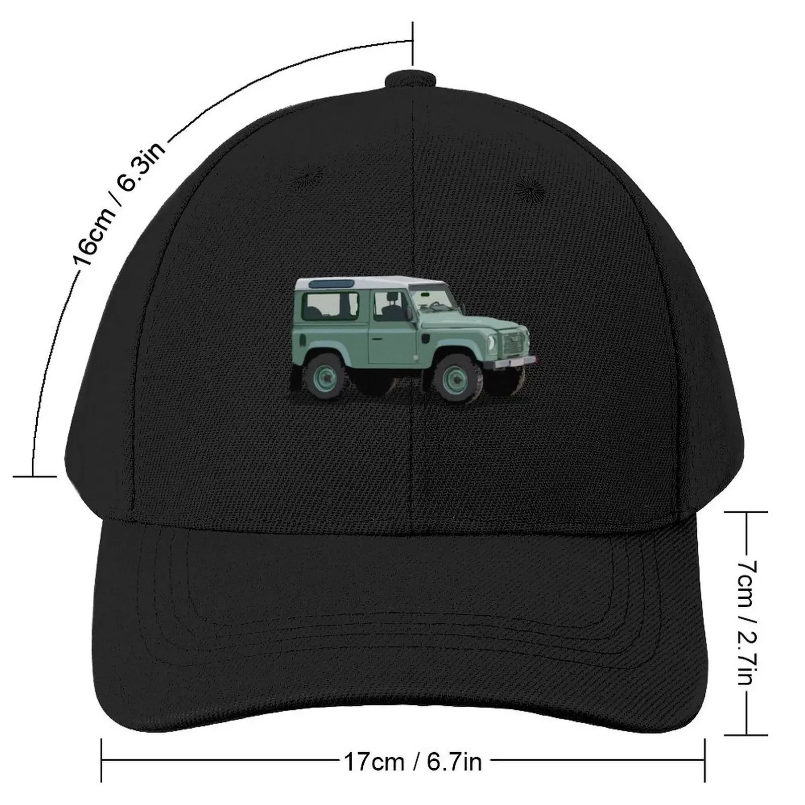 4x4 vehicle inspired by Land Rover Baseball Cap birthday Beach Bag Sun Cap Men's Women's