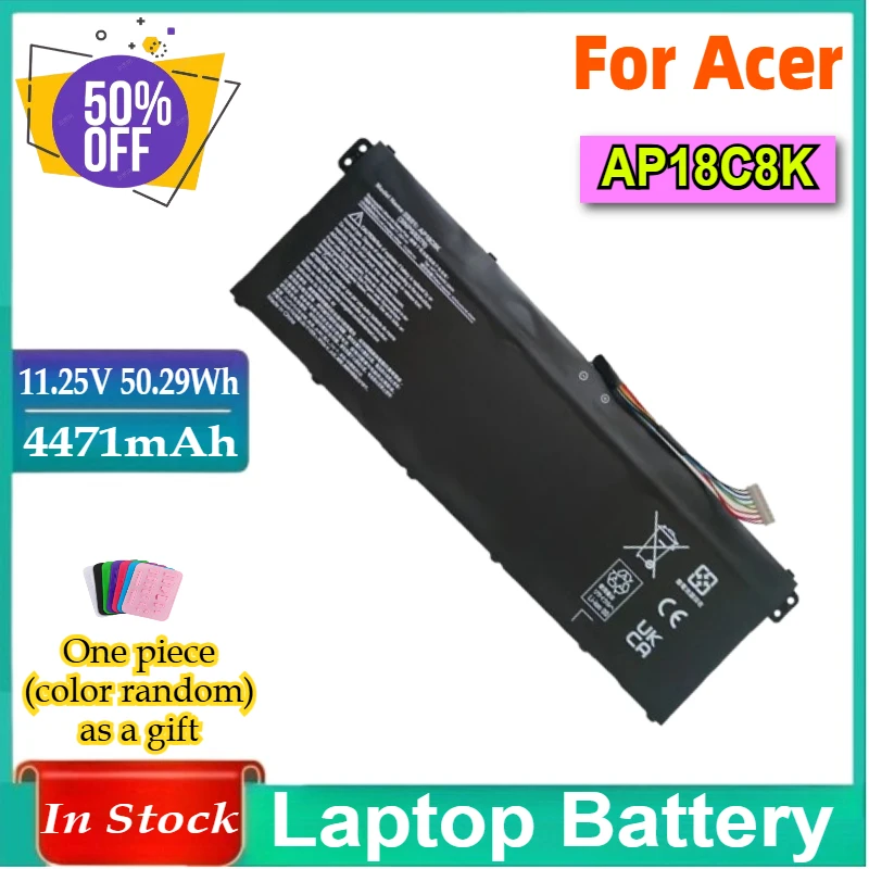 

Laptop Battery AP18C8K for Acer Aspire 3 SF314-52 SF314-54N Aspire 5 A514 A515 A715 A317 A715 Swift 3 SF314-32 42 SF314-57G 58G