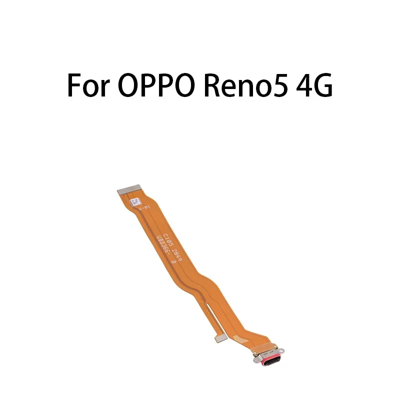 

Gefenis USB Charge Port Jack Dock Connector Charging Board Flex Cable For OPPO Reno5 4G / CPH2159