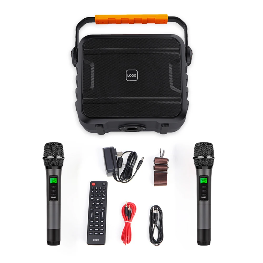 120 Watts Plastic Speaker ZW-K8 Portable Musical Instrument Speakers Built in 8 Inch Woofer Dual 2 Inch Tweeter for Performance