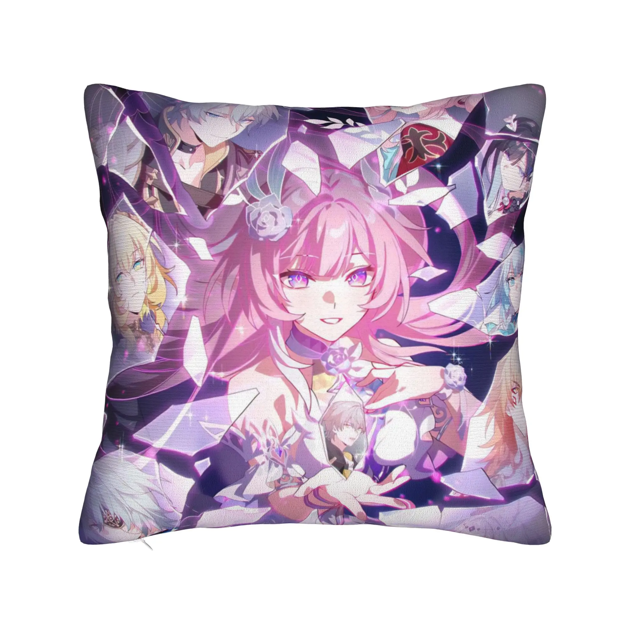 Decorative Pillow Covers Honkai Star Rail Merch Chair  Throw Pillow Case Cover Zippered Multi-Size