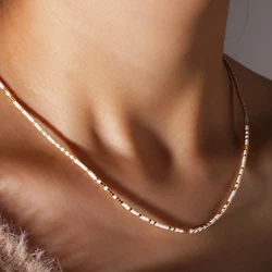 Go2boho Dainty Series Mini Tiny Seed Trendy 2024 Fashion Handmade Hawaii Gifts Handmade Design Beaded Necklaces for Women