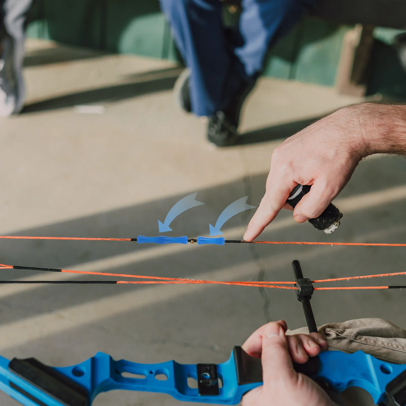 3 قطعة حامي الاصبع للرماية سيليكون التدريب الصيد ملحق ارتداء مقاومة اطلاق النار أداة دعم #1