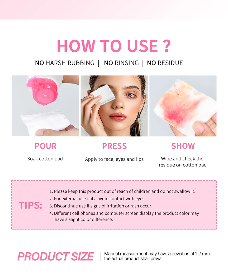 ماء تنظيف ليكراين ميسيلار، يزيل المكياج بلطفًا من الوجه والعينين والشفاه، تركيبة مهدئة بدون شطف #5