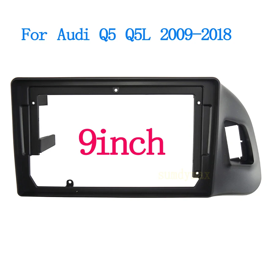 

9 INCH Car Audio Frame GPS Navigation Fascia Panel Car dvd Plastic Frame is suitable for Audi Q5 Q5L 2009-2018