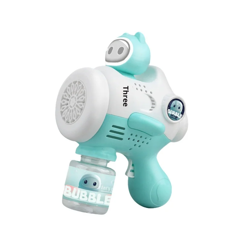 Best-selling bubble machine children's fully automatic bubble-blowing electric handheld Gatling bubble gun toy best-selling bu