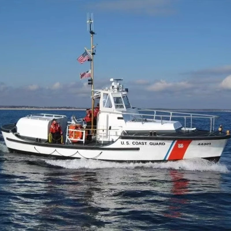 Schiffsmodell 1/16 Küstewächter Rettungsboot Handgefertigte Modellplatten Kit Ferngesteuertes Bootsmodell