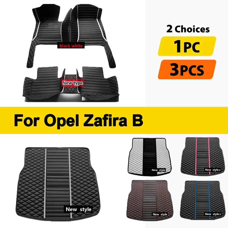 Car Mats For Opel Zafira B A05 2005~2014 7 Seater Car Floor Mat Accesorios Para Auto Tapis De Sol Car Mats Floor Car Accessories