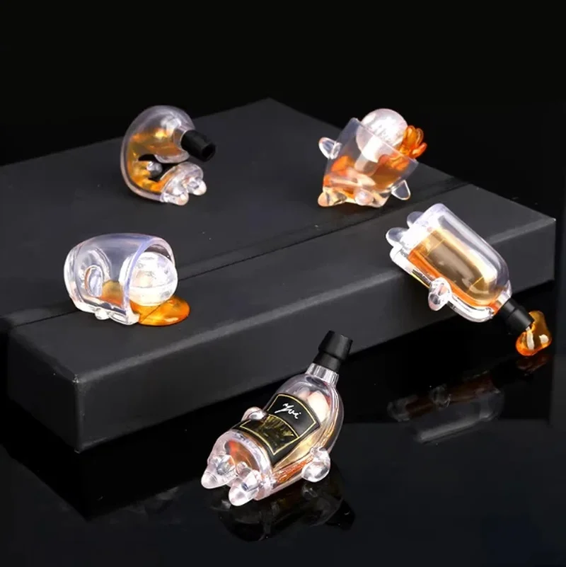 

New In Stock Drunk Wine Bottles Cups Blind Box Funny Personification Action Figure Desktop Ornament Kawaii Surprise Gift
