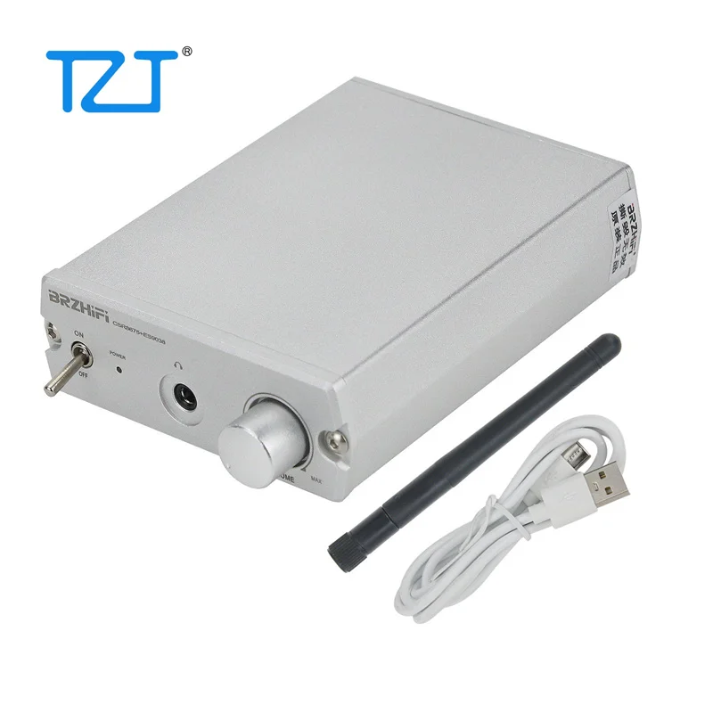 

TZT HIFI CSR8675 APTX HD LDAC AAC Bluetooth 5.0 Wireless Receiver ES9038Q2M DAC Decoding 24BIT 96KHZ 3.5M RCA Coaxial