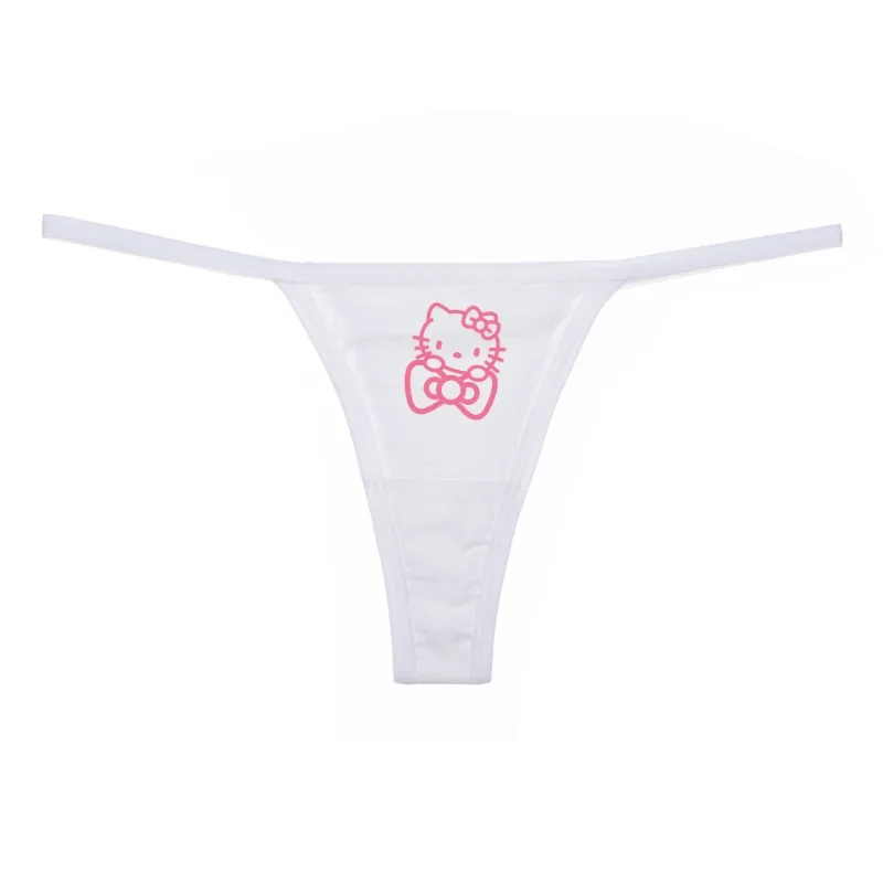 Hello Kitty Thong Cute Anime Underwear Strap Dance Underwear Sports Yoga Undercover Anti Hiking Low Waist Girl Women Accessories - Image 5