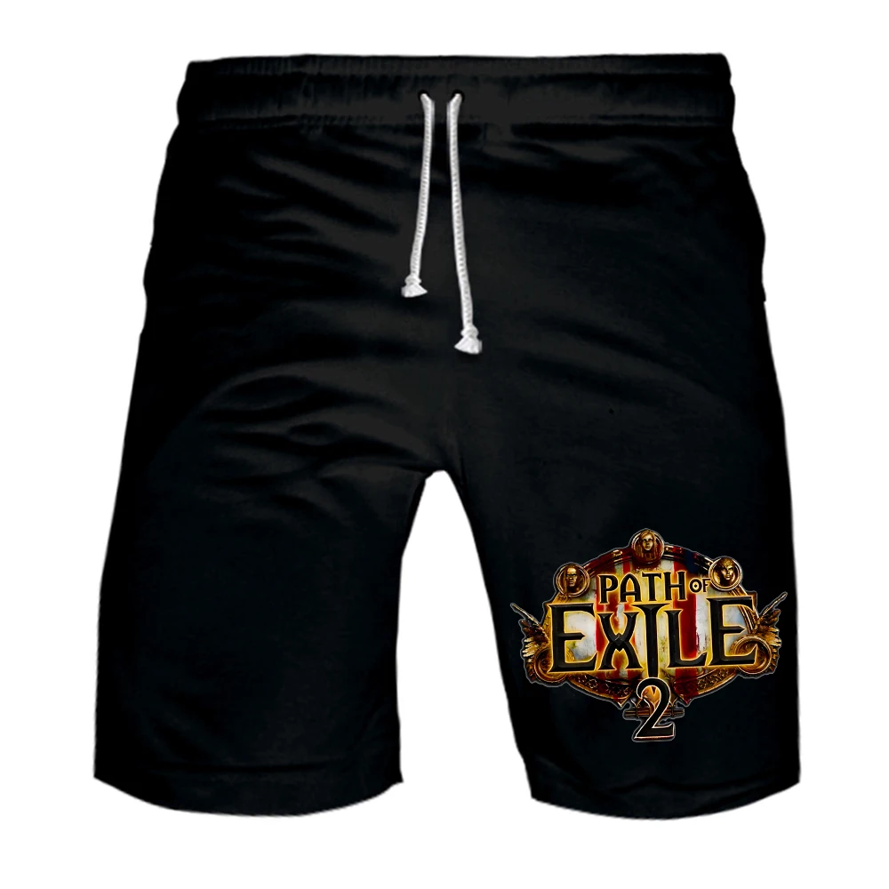 

Path of Exile 2 Hot Game Cosplay Sweatshorts Women Men Running Shorts Summer Casual Sport Pants Outdoor Sportwear