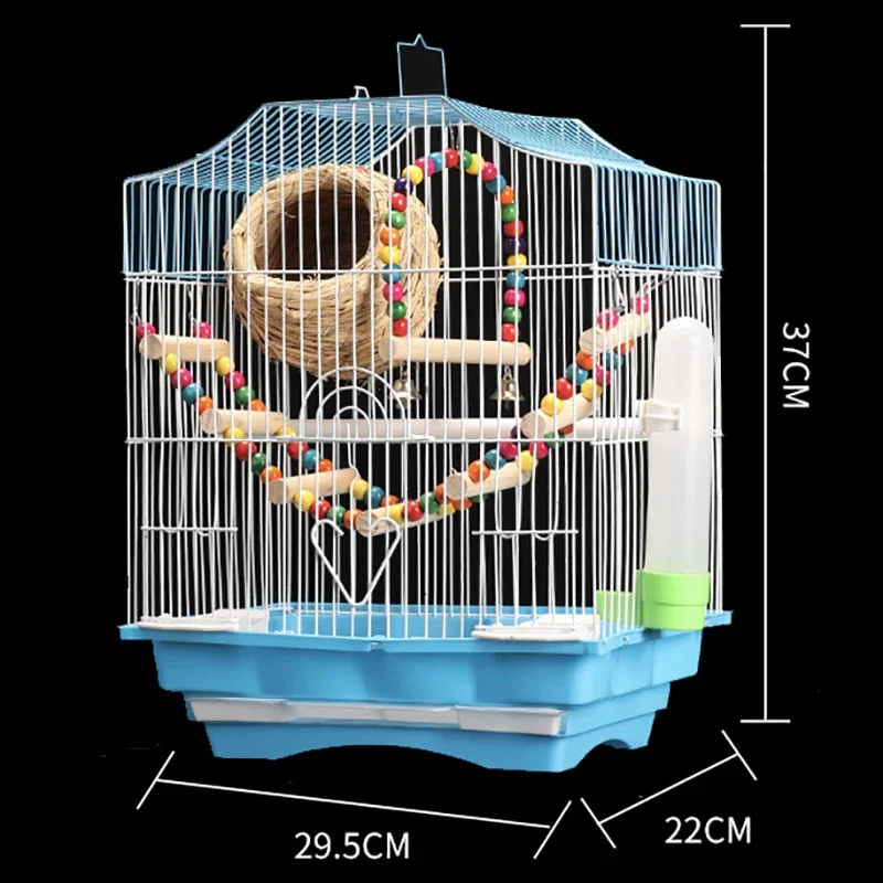 Hut Large Cage Bird Feeder Parrots Parrot Transfer Rabbits Cages Bathtub  Birds Tweety Chinchilla House Bath Acrylic Canary