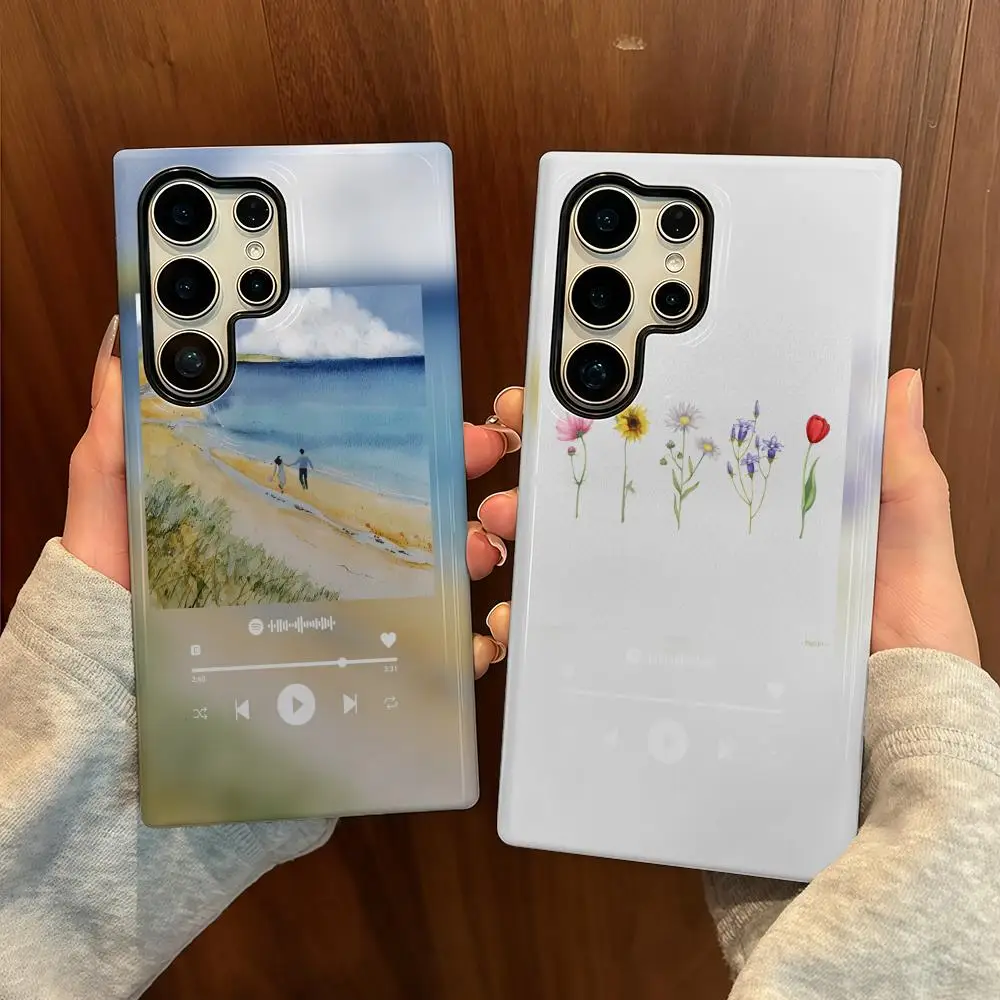 

Чехол для телефона Y-Yung K-Kai для Samsung S25, пленочный корпус, роскошный GalaxyS24Ultra 23plus S22 21 A56 36 26 16, двухслойный чехол