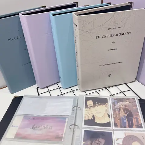 3인치 폴라로이드 사진 앨범 8 그리드 내부 페이지 30매 카드 폴라로이드 사진 앨범 루스리프 9각형 카드 앨범