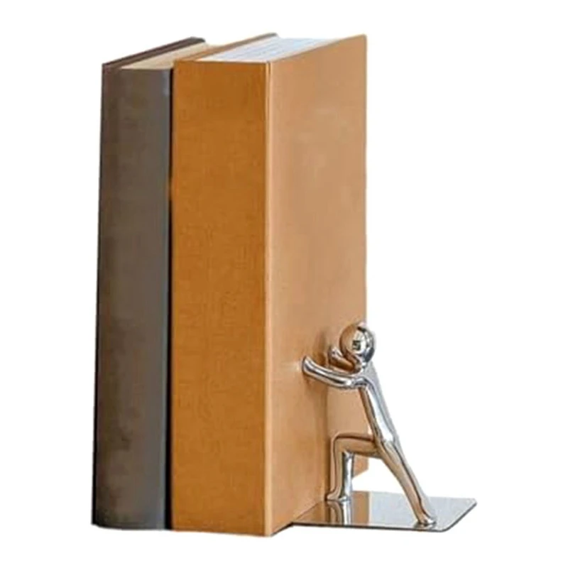 Creatives Bookshelf Book Stand Book Ends To Hold Books Cast Iron Bookends Book Supports Heavy Duty Bookends Decorative, Durable