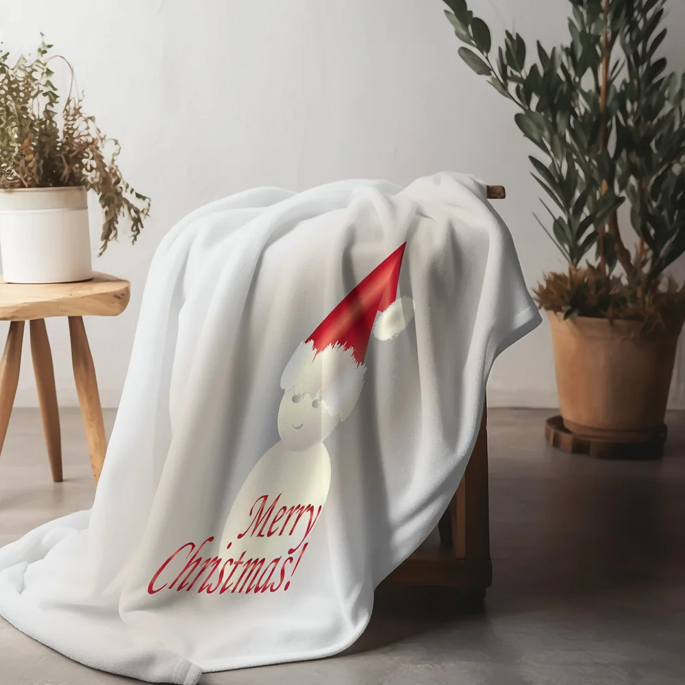 

Рождественское одеяло Tuniu, украшение для дивана-кровати, праздничный теплый мягкий уютный подарок