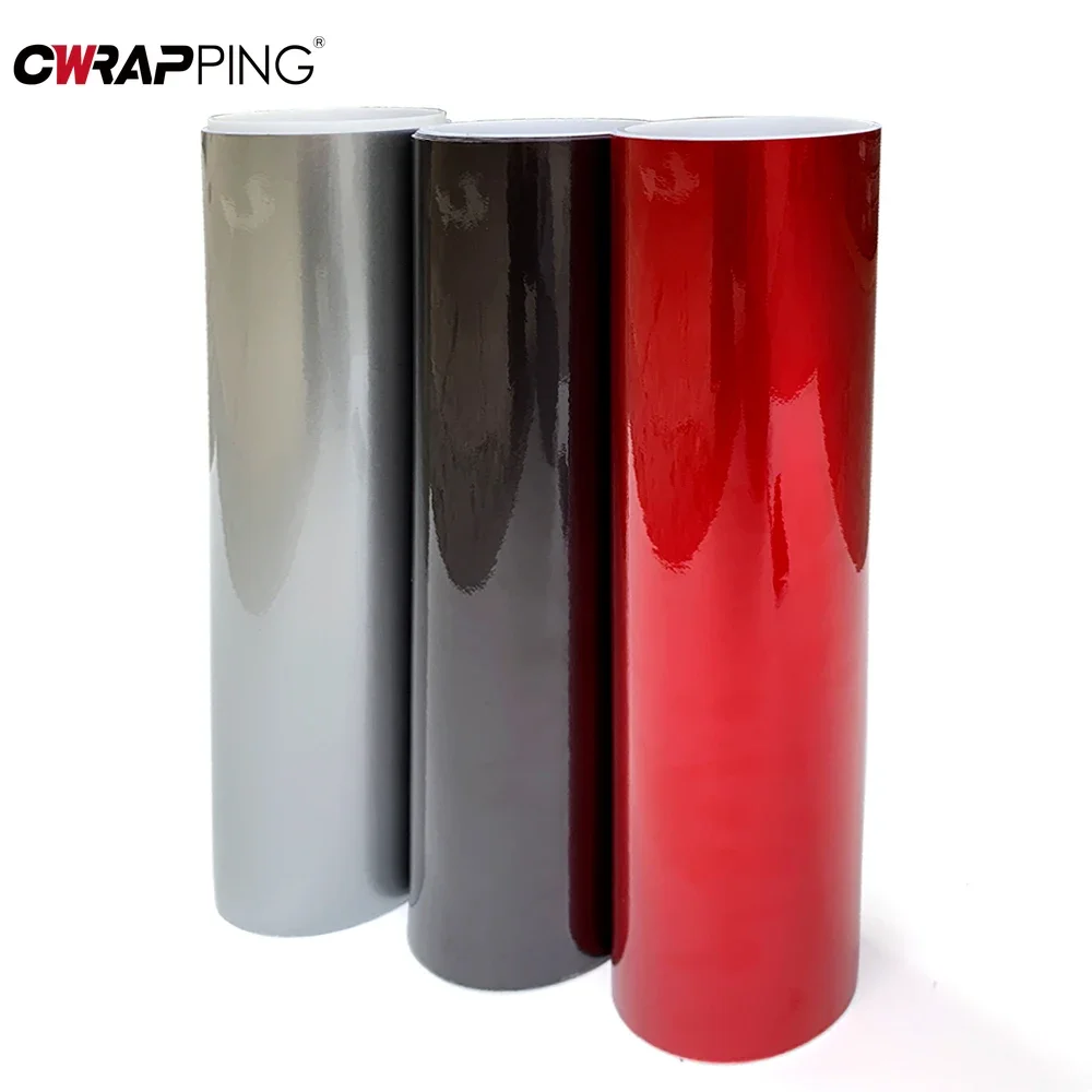 Stiker Sepeda Motor Warna Stiker Mengkilap Tahan Air Berubah Film Universal Helm Akasswa Pilar Penyetelan Aksesori Otomotif Sepeda