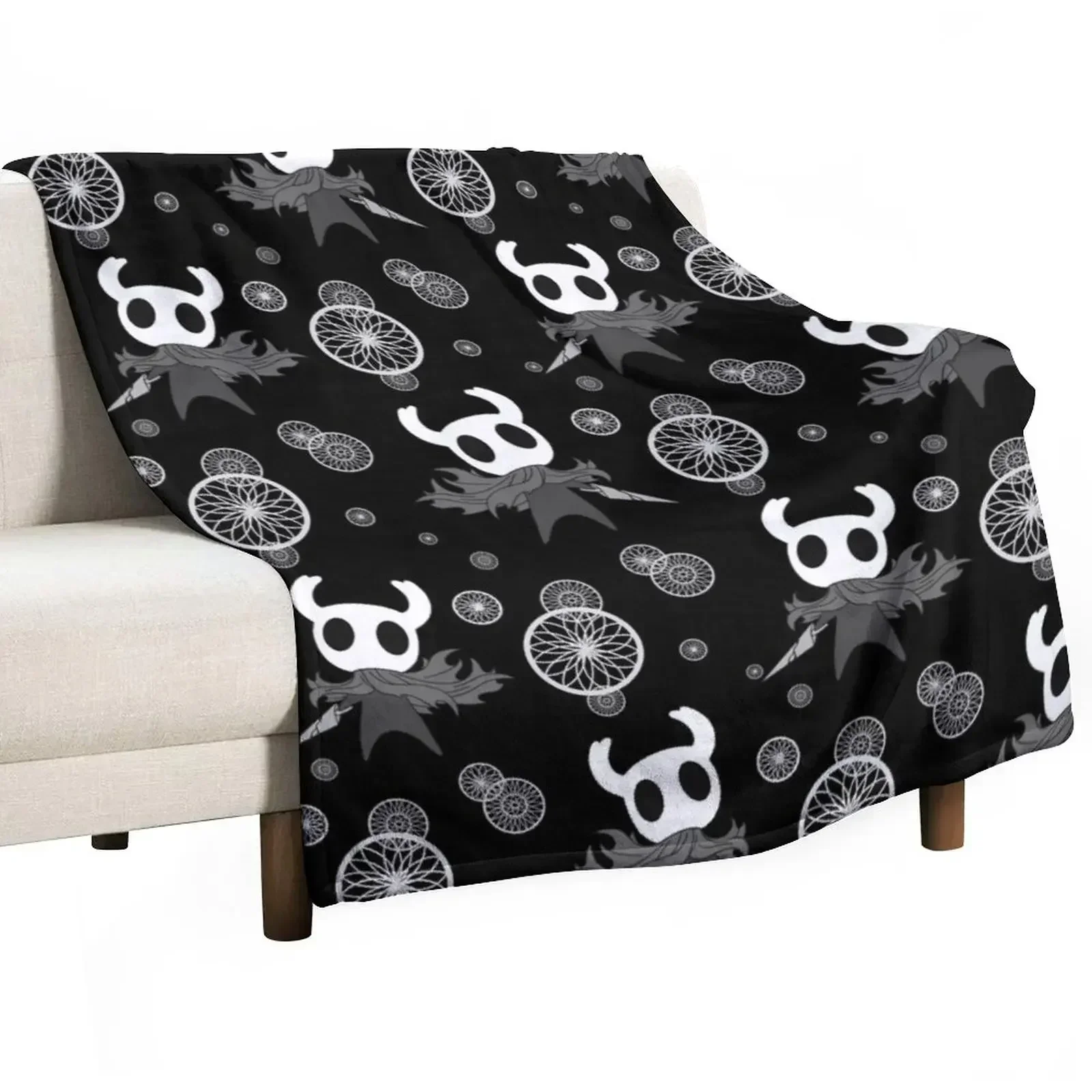 

Hollow Knight pattern Throw Blanket Soft Plaid sofa bed Blankets