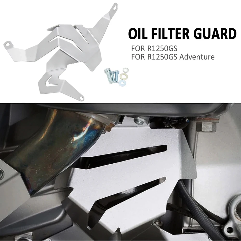

NEW Motorcycle Accessories Oil Filter Protector Cover Guard For BMW R 1250 GS R1200GS R1200R R1200RS LC R1250GS Adventure