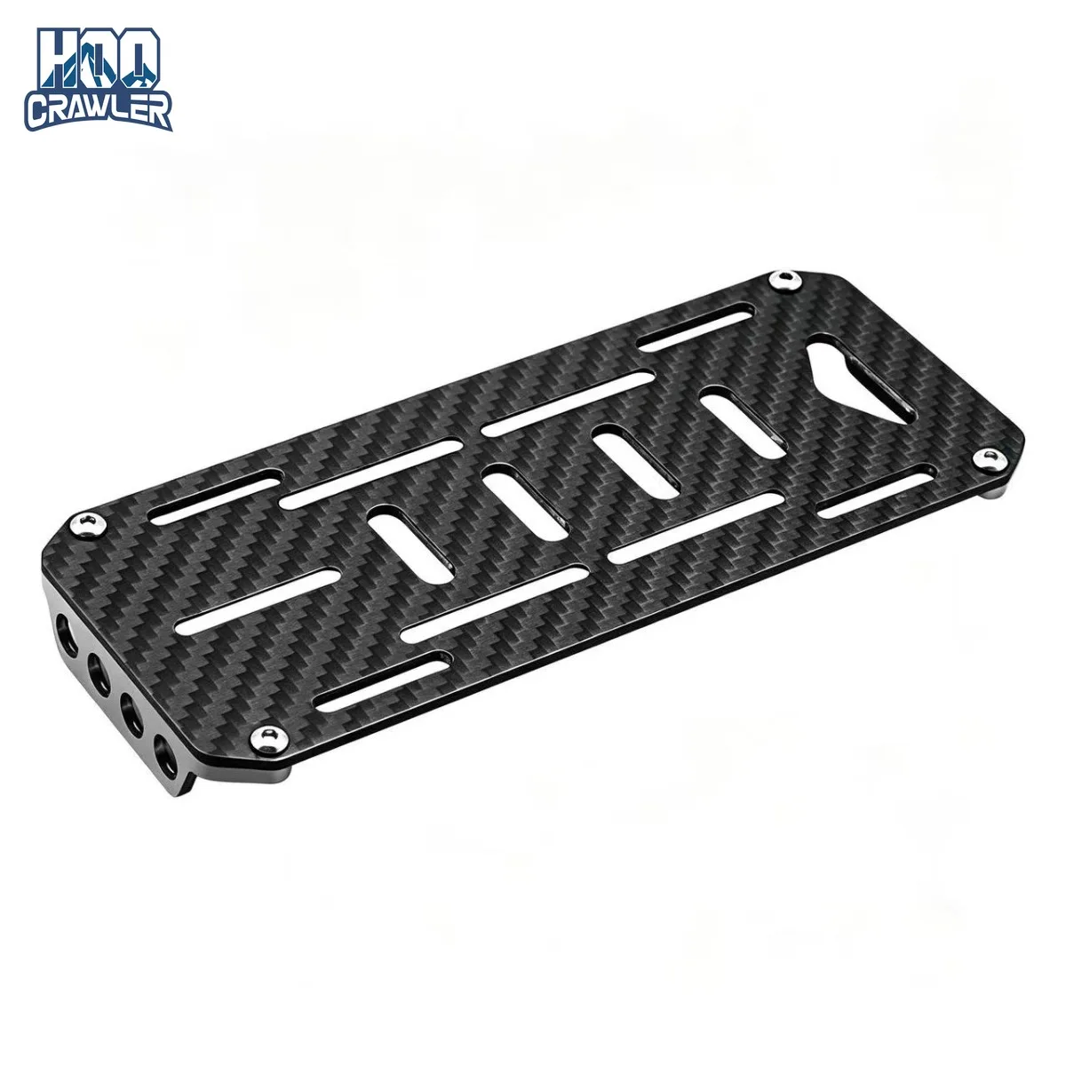 Placa de Montaje de Batería de Fibra de Carbono Negra para Coche RC, Escala 1:10, Coches RC Crawler Axial SCX10 CC01 F350 D90, Pieza de Repuesto para Modelo RC4WD