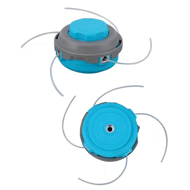 

4-линейная головка триммера для травы M10 * 1,25, автоматический контурный кусторез с резьбой, детали для садовых аксессуаров