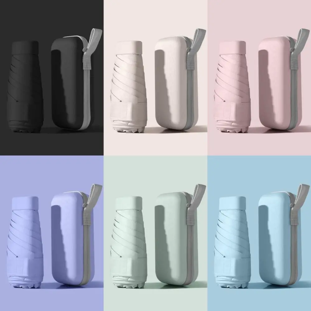 

UV Protection Pocket Umbrella Compact Lightweight Mini Folding Umbrella With Case Waterproof Portable Travel Umbrella Sunshade