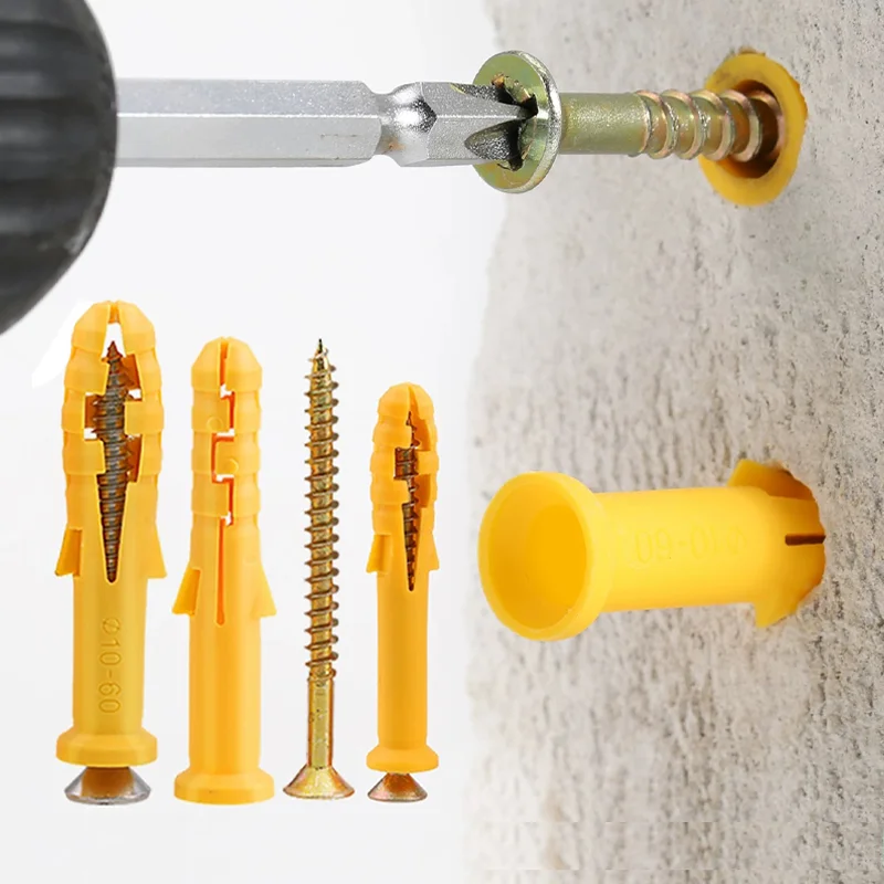 ชุดสกรูและน็อตพลาสติก พร้อมพุก - Drywall Anchor Screw บทวิจารณ์และราคา