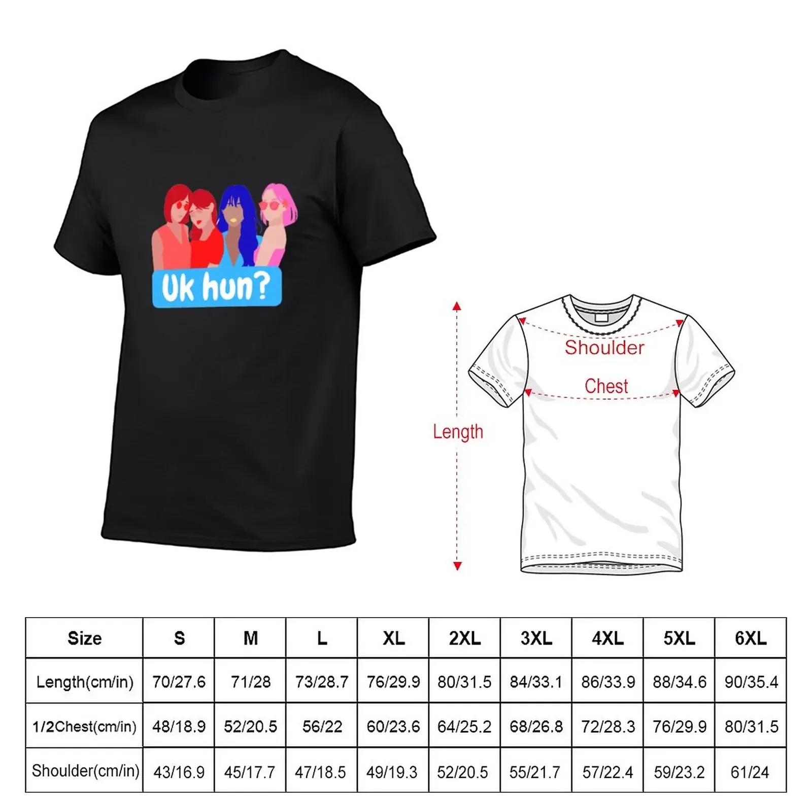 Uk hun? T-Shirt funny t shirt anime clothes Short sleeve tee mens plain t shirts