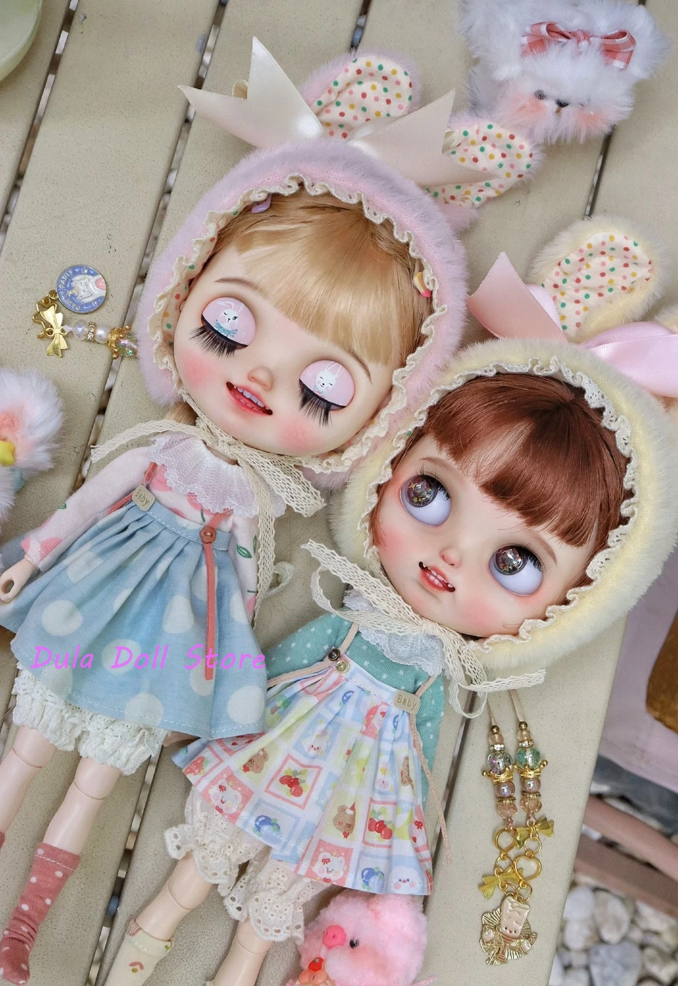 

Dula Doll Clothes Dress rabbit skirt Blythe ob24 Azone Licca ICY JerryB 1/6 Bjd Doll Accessories