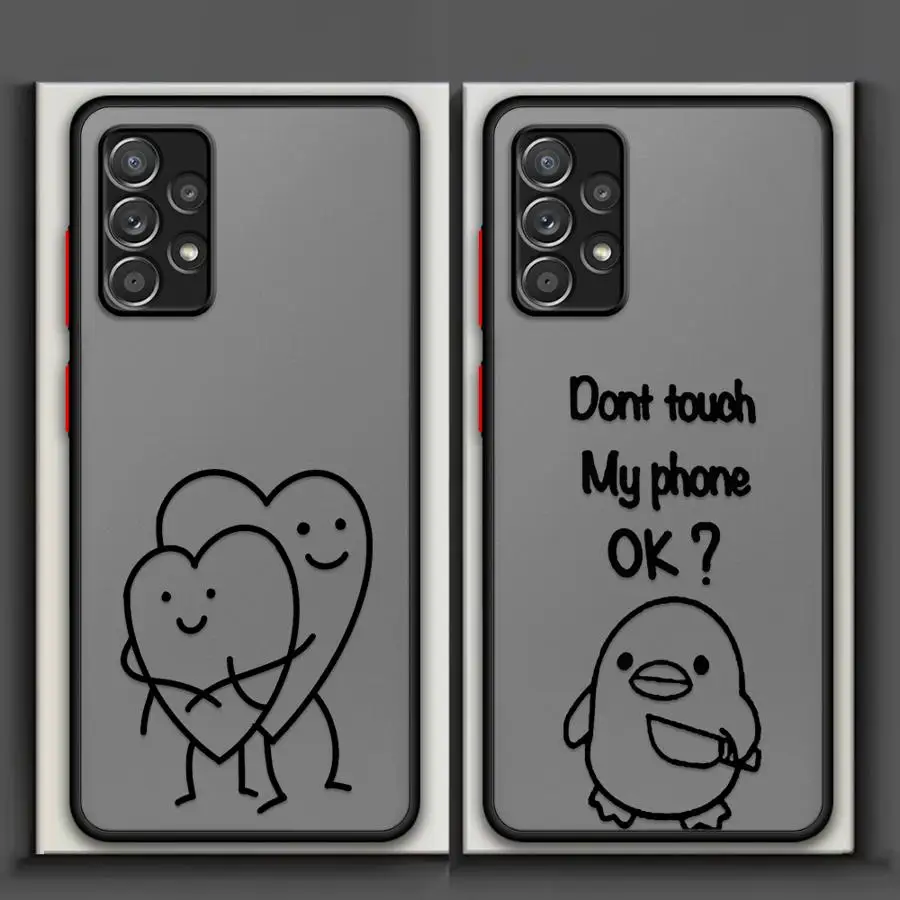 Casing Handphone Gambar Kartun Menarik untuk Samsung Galaxy A21s A54 A52 A56 A35 A36 A25 A26 A73 A22 A24 A34 A53