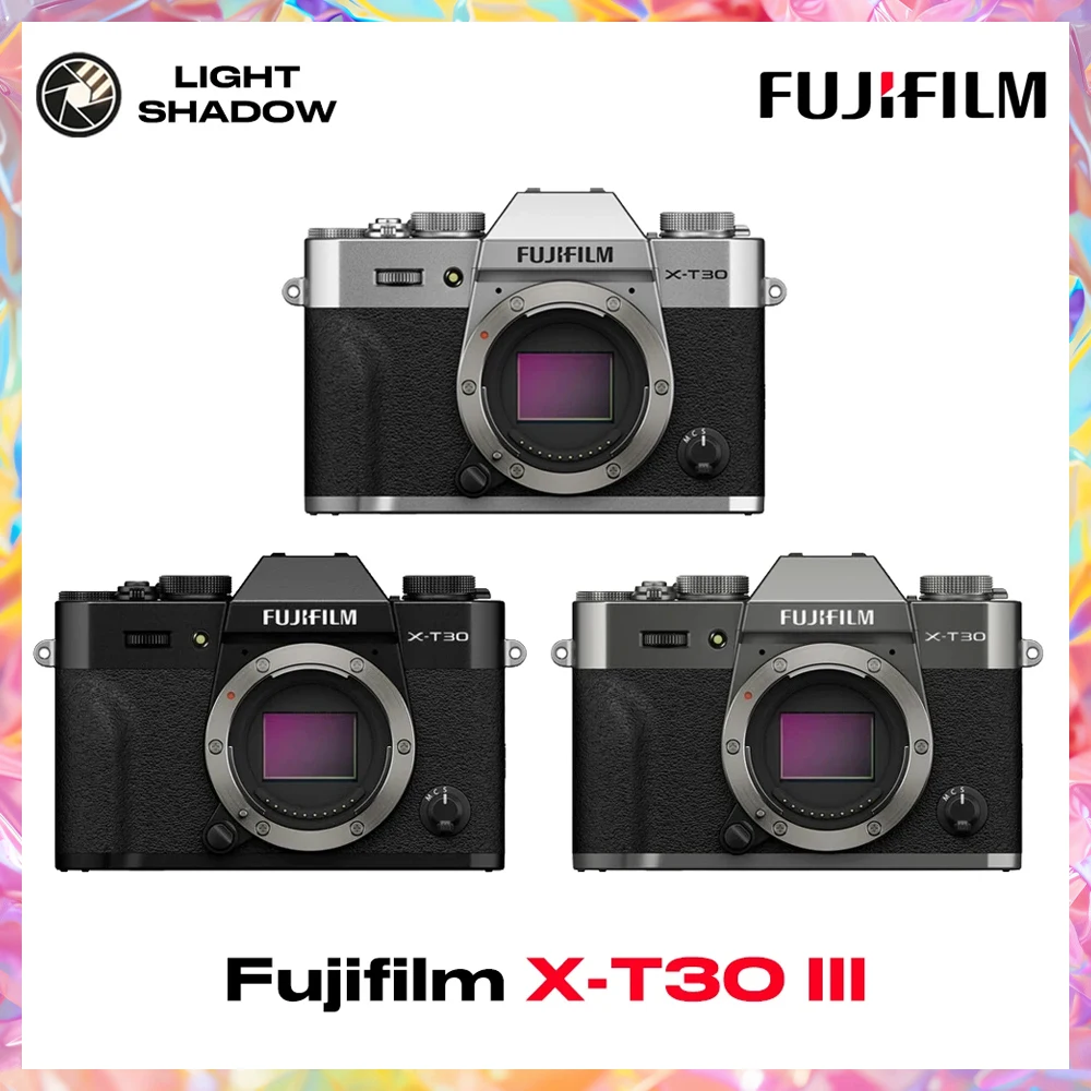 Fujifilm X-T30 III Mirrorless Digital Camera Body/XC 13-33mm Lens Kit - 4K60p 6.2K Vertical Video for Vlog