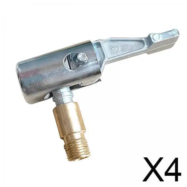 Adaptateur de tuyau de gonflage de pneu de voiture 4x, adaptateur à clip, outil portable, réparation de pompe à air, accessoires de connexion pour voiture, camion, vélo