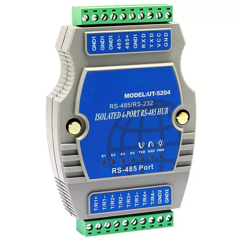 485 hub 4-port photoelectric isolation industrial grade lightning protection 1-way to 4-way rs485 distributor