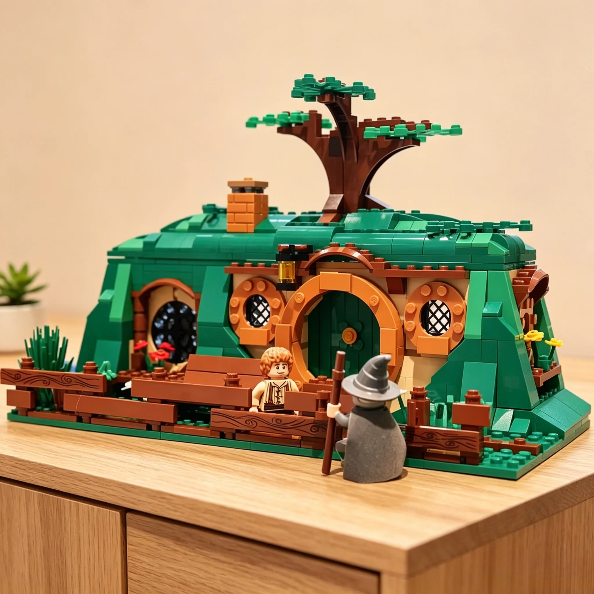 MOC 657-teiliges Modellbausatz „Der Herr der Ringe“ – Architektur-Spielzeug, Lernbausteine, Weihnachtsgeschenk, Festtagsgeschenk