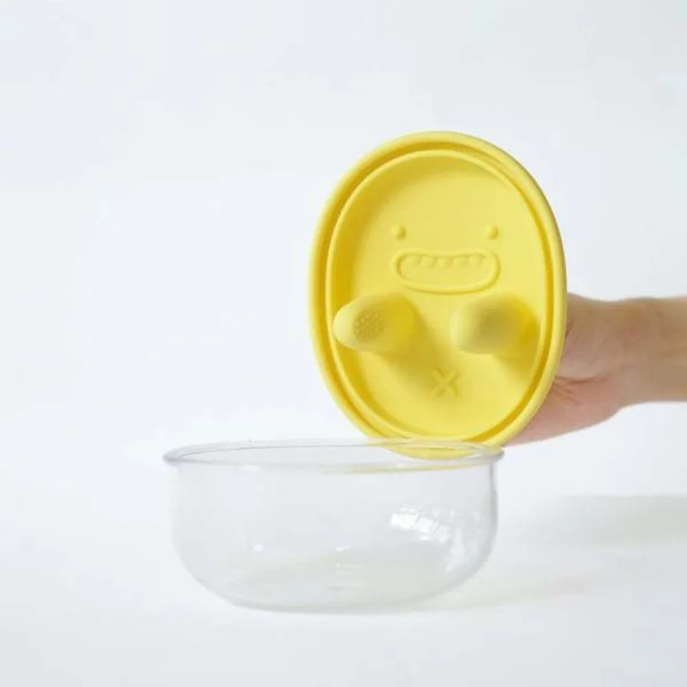 

Portable Silicone Lid Snack Storage Box No-Mess Leak-Proof Food Container Reusable Multifunctional Snack Organizer School