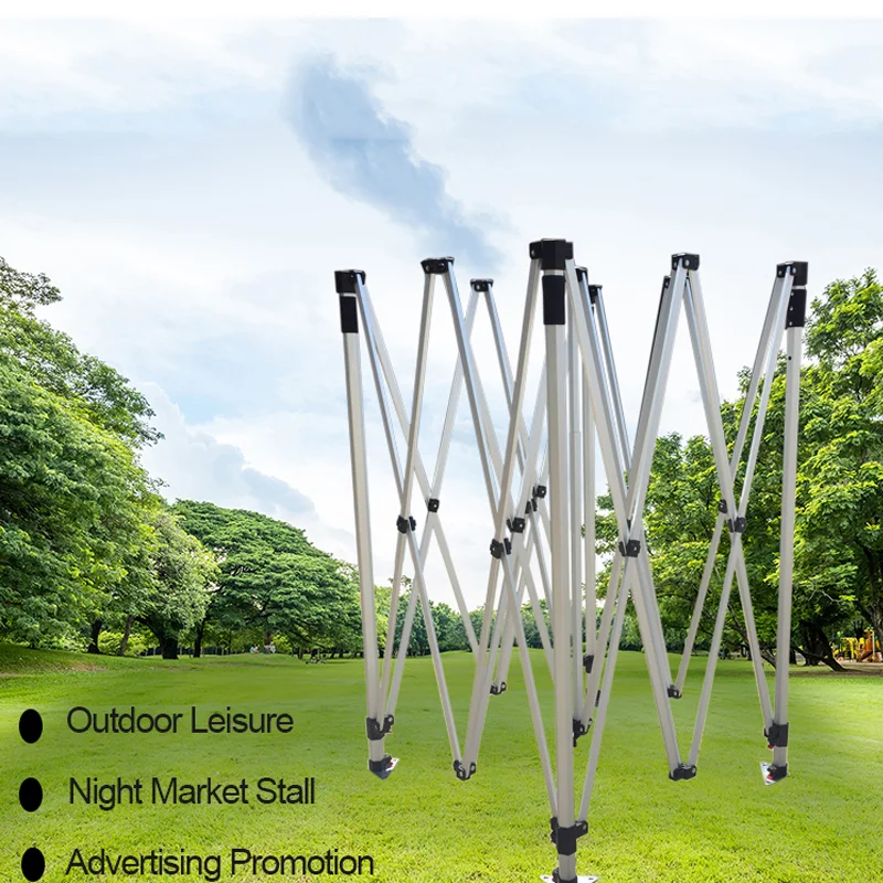 10*10 Folding Tent Structure 40MM Hexagonal Aluminum Frame 3*3M Open Size Used For Advertising Outdoor Tent