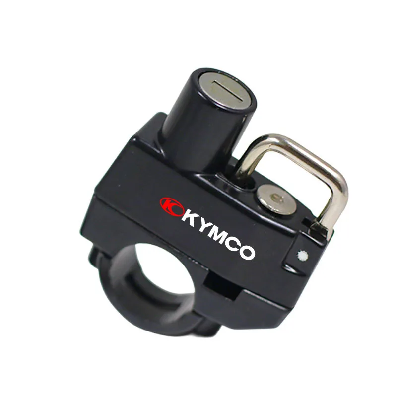 يصلح ل KYMCO Xciting 250 300 400 AK550 CT250 CT300 S400 DOWNTOWN 2025 دراجة نارية الملحقات خوذة باستخدام الحاسب الآلي قفل خوذة مضادة للسرقة