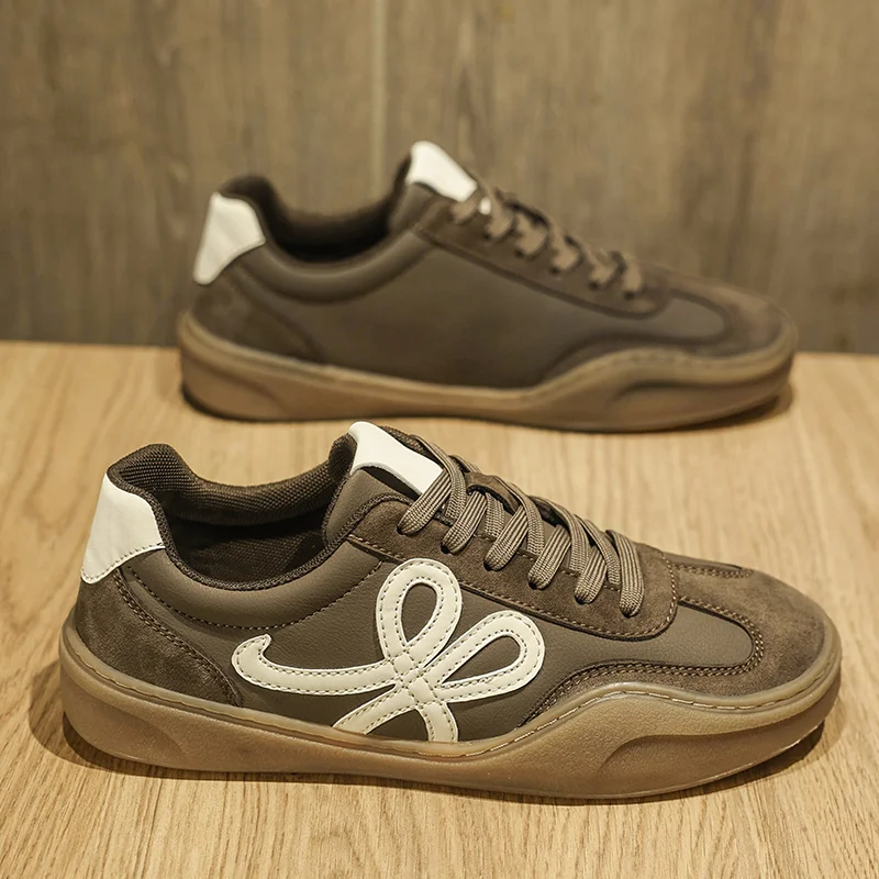 

2025 Spring New Rubber-Plastic Sole Casual Board Sneakers for Outdoor Sports - Comfortable, Soft, Slip-Resistant, Durable, and T