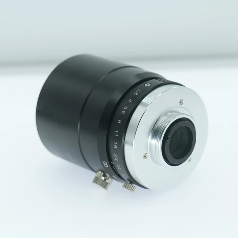 55mm F2.8 低歪みマクロレンズ |   Cマウント2MP |   精密な産業用イメージングとQRコード読み取りに最適